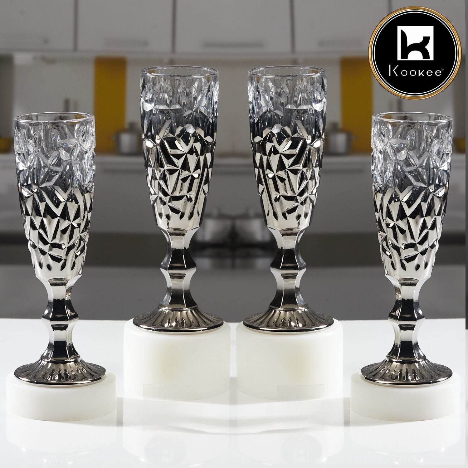 Crystal Wine Glasses (Set of 4) - 150ml (11734)