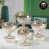 Kookee Crystal Glass Ice Cream Bowls, Glass Dessert Cups, Fruit Parfait Cups for Sundae, Ice Cream, Fruit, Cocktail Footed Dessert Cups