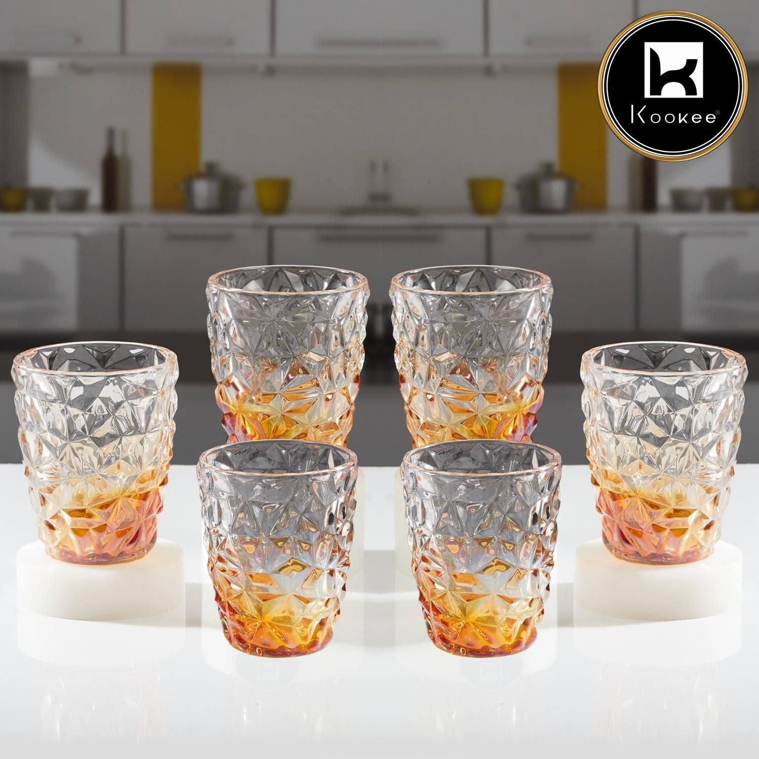 Crystal Drinking Glasses (Set of 6) - 250ml (11769)