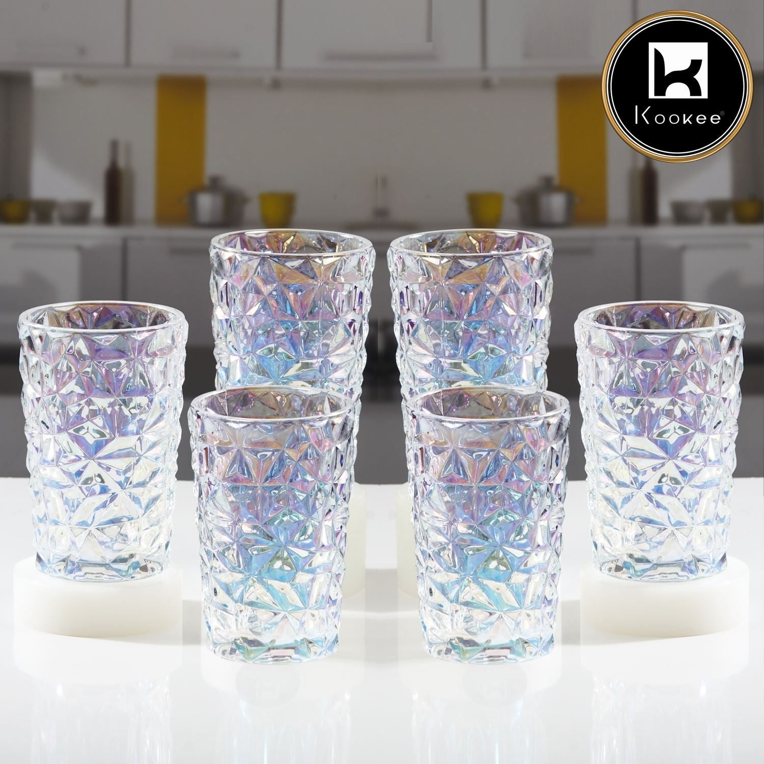 Crystal Drinking Glasses (Set of 6) - 300ml (11770)