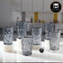 Kookee Crystal Glassware Drinking Glasses for drinking Water, Juice, Lemonade, Cocktails, Transparent