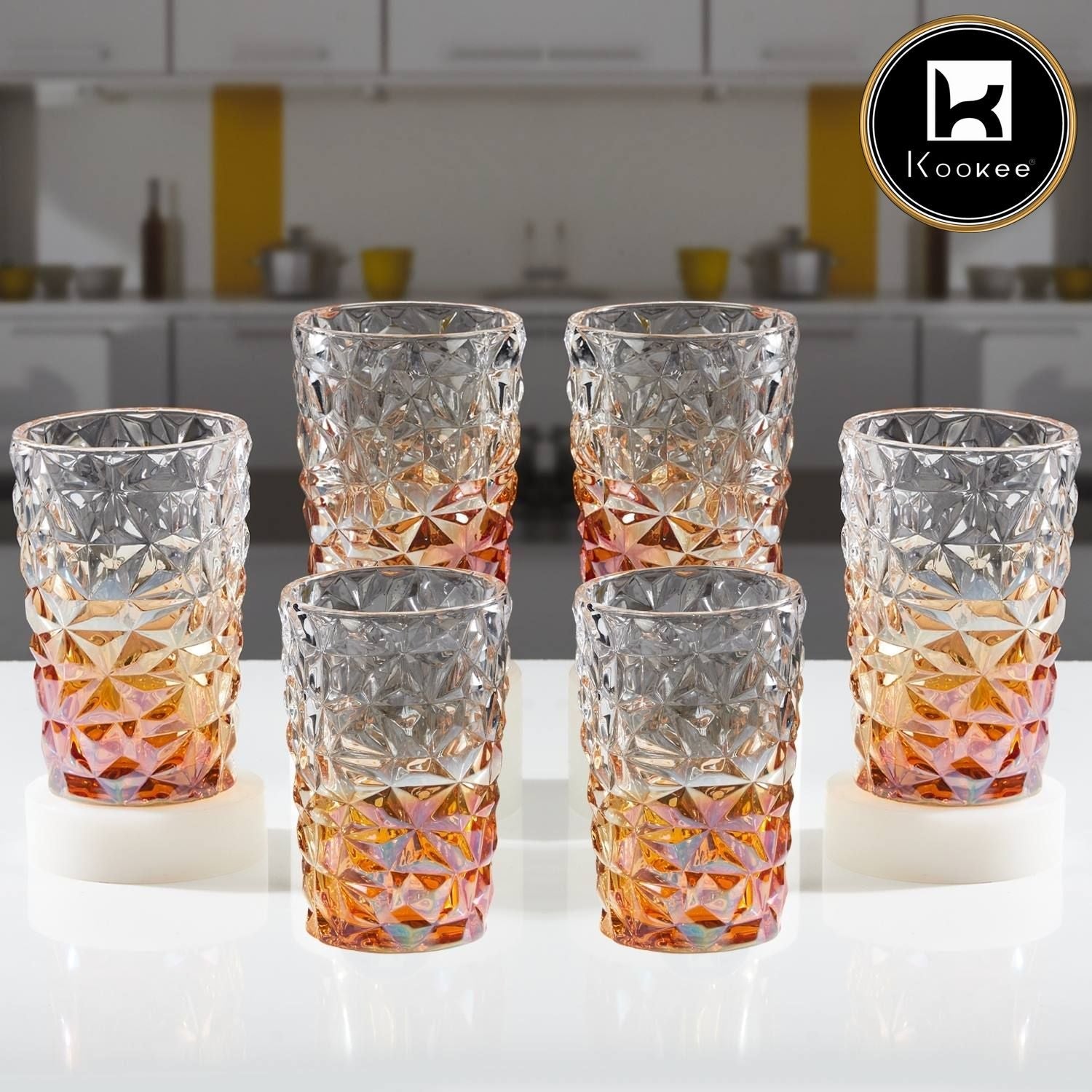 Crystal Drinking Glasses (Set of 6) (11775)