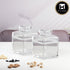 Acrylic Airtight Canister Jar & Container for Kitchen (Pack of 2) (11222)