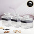 Acrylic Airtight Canister Jar & Container for Kitchen (Pack of 3) (11217)