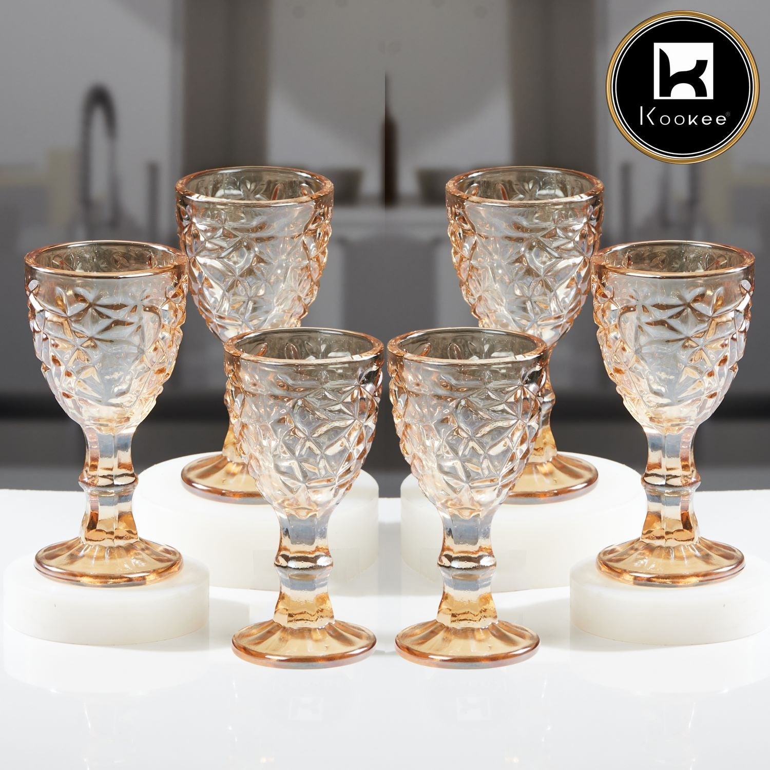 Crystal Wine Glasses (Set of 6) - 50ml (11901)