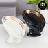 Ceramic Soap Holder Dish, Set of 1 Bathroom Accessories for Home, Black & White (Set of 2) (11928)