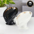 Kookee Ceramic Soap Holder Dish, A Stylish and Practical Addition to Your Bathroom, Black & White