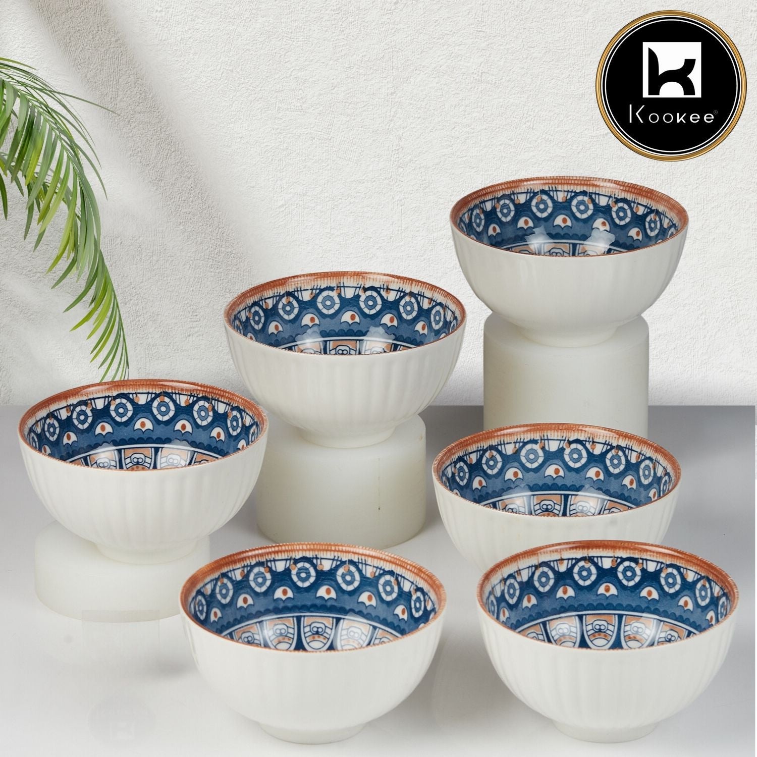 Ceramic Soup Bowls, Cereal Bowl For Kitchen (11953) (Set of 2)