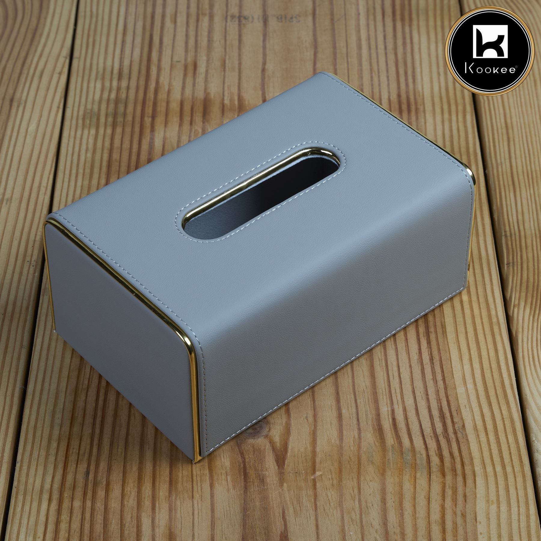 Kookee Decorative Tissue Box for Living Room, Kitchen, Washroom & Office Use (12070)