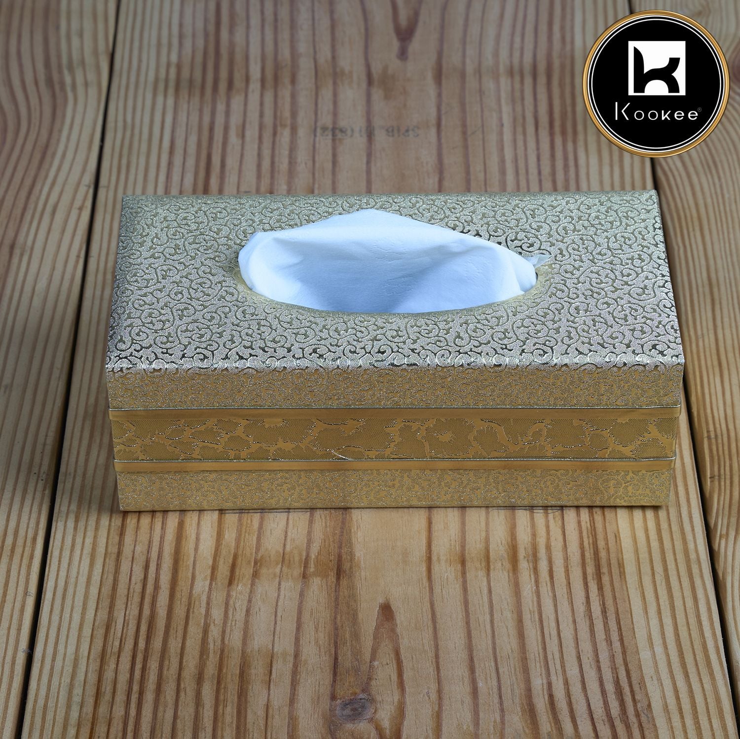 Kookee Tissue Holders, Gold, ART12074