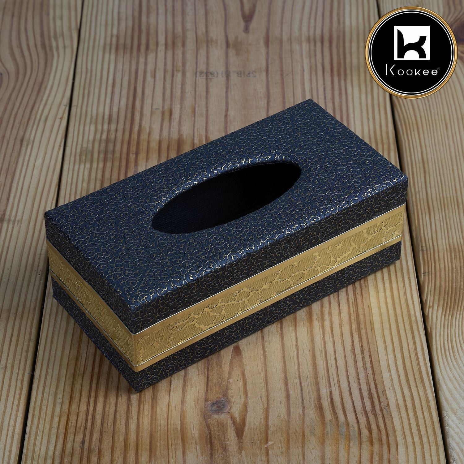 Kookee Decorative Tissue Box for Living Room, Kitchen, Washroom & Office Use (12076)