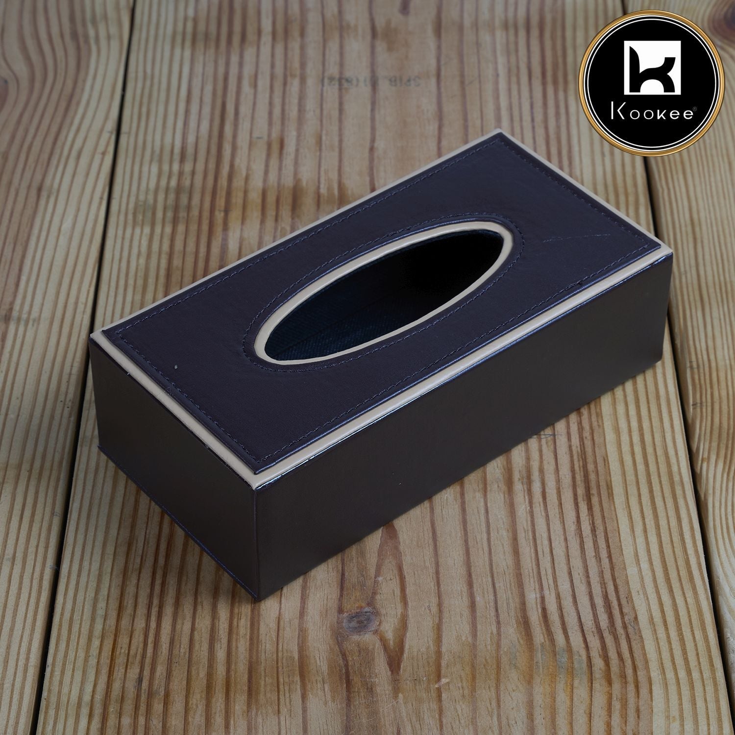 Kookee Decorative Tissue Box for Living Room, Kitchen, Washroom & Office Use (12078)