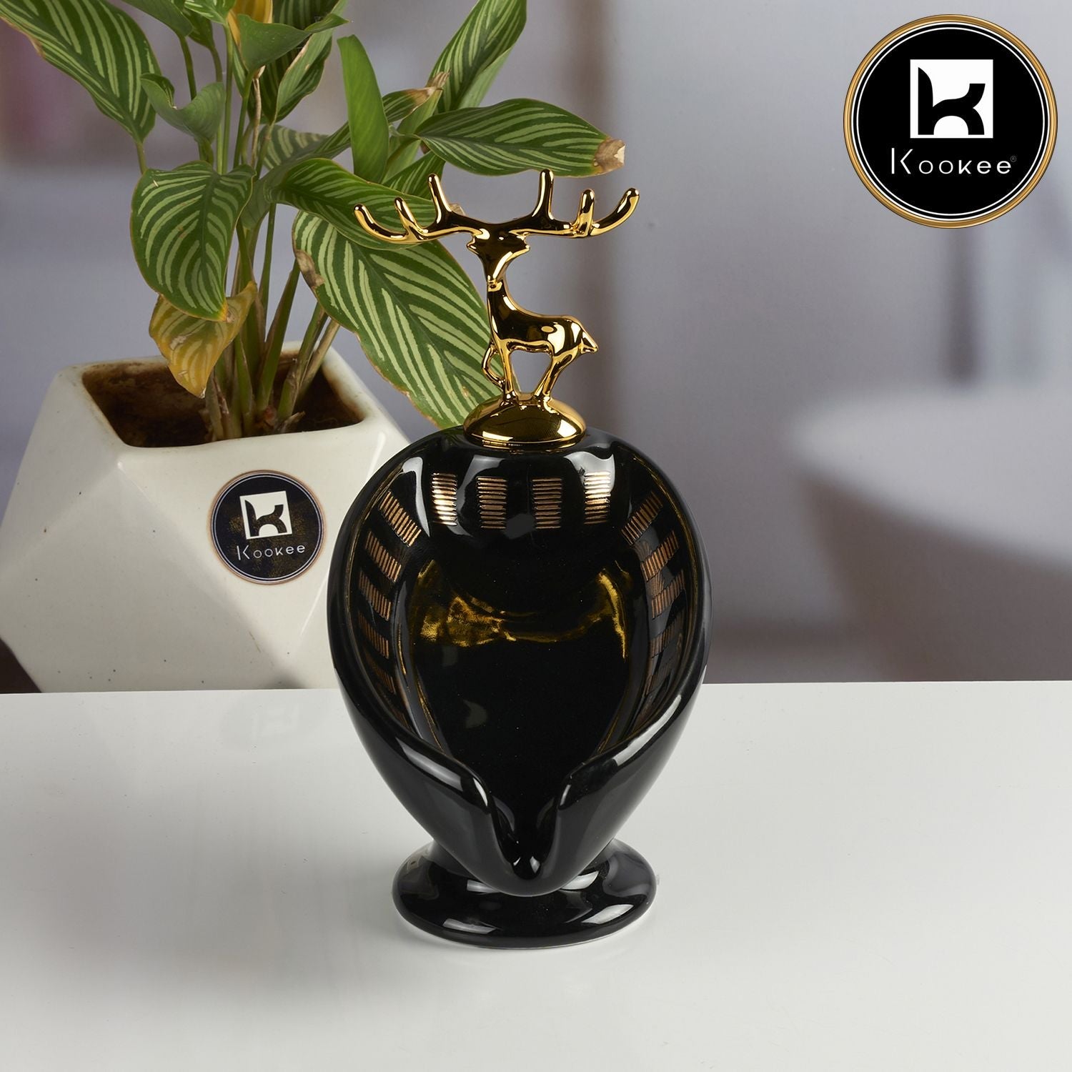 Ceramic Soap Holder Dish, Set of 1, Black (Set of 1) (12094)