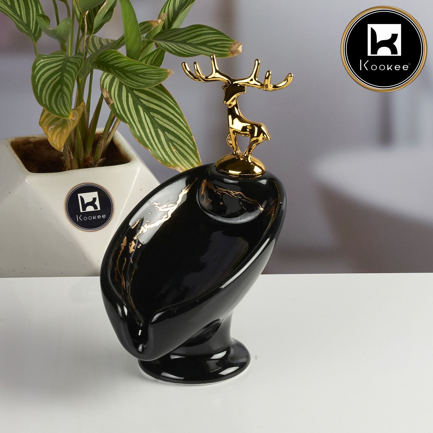 Ceramic Soap Holder Dish, Set of 1, Black (Set of 1) (12095)