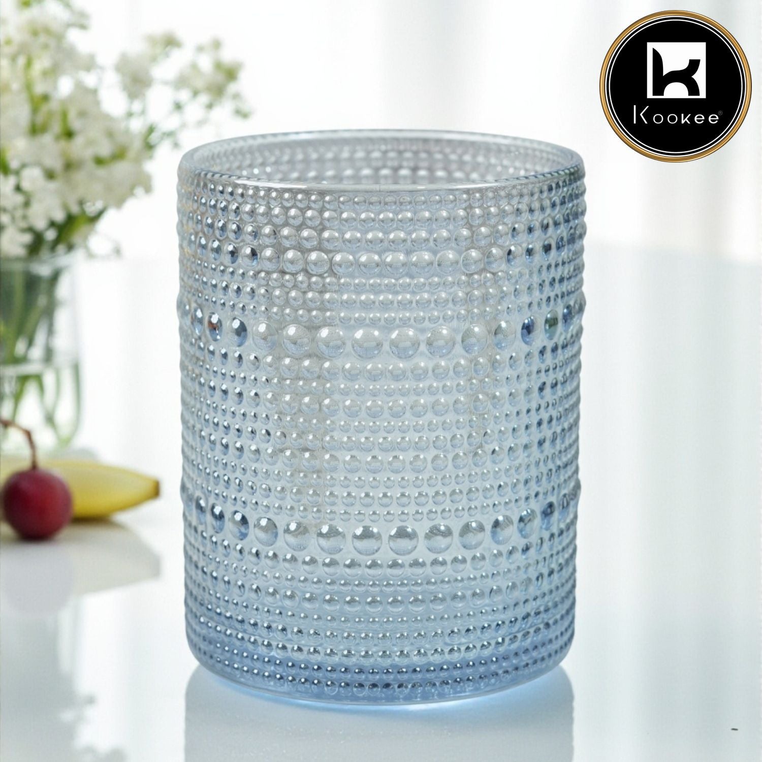 Jupiter Vintage Hobnail Old Fashioned Bubble Glasses (Set of 6) (12223)