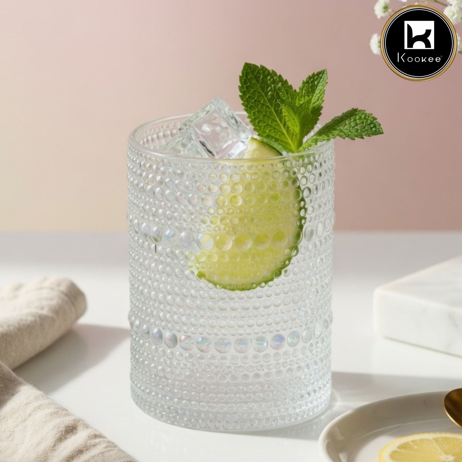 Kookee Whiskey Glasses, Transparent, ART12262