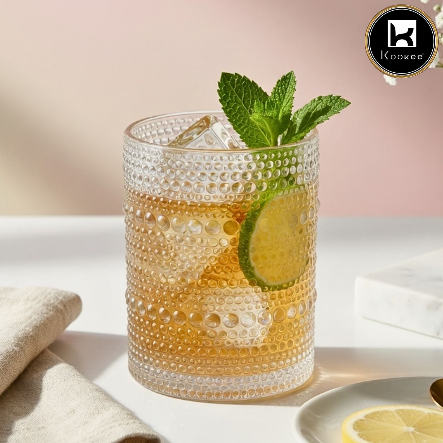 Kookee Whiskey Glasses, Transparent, ART12119