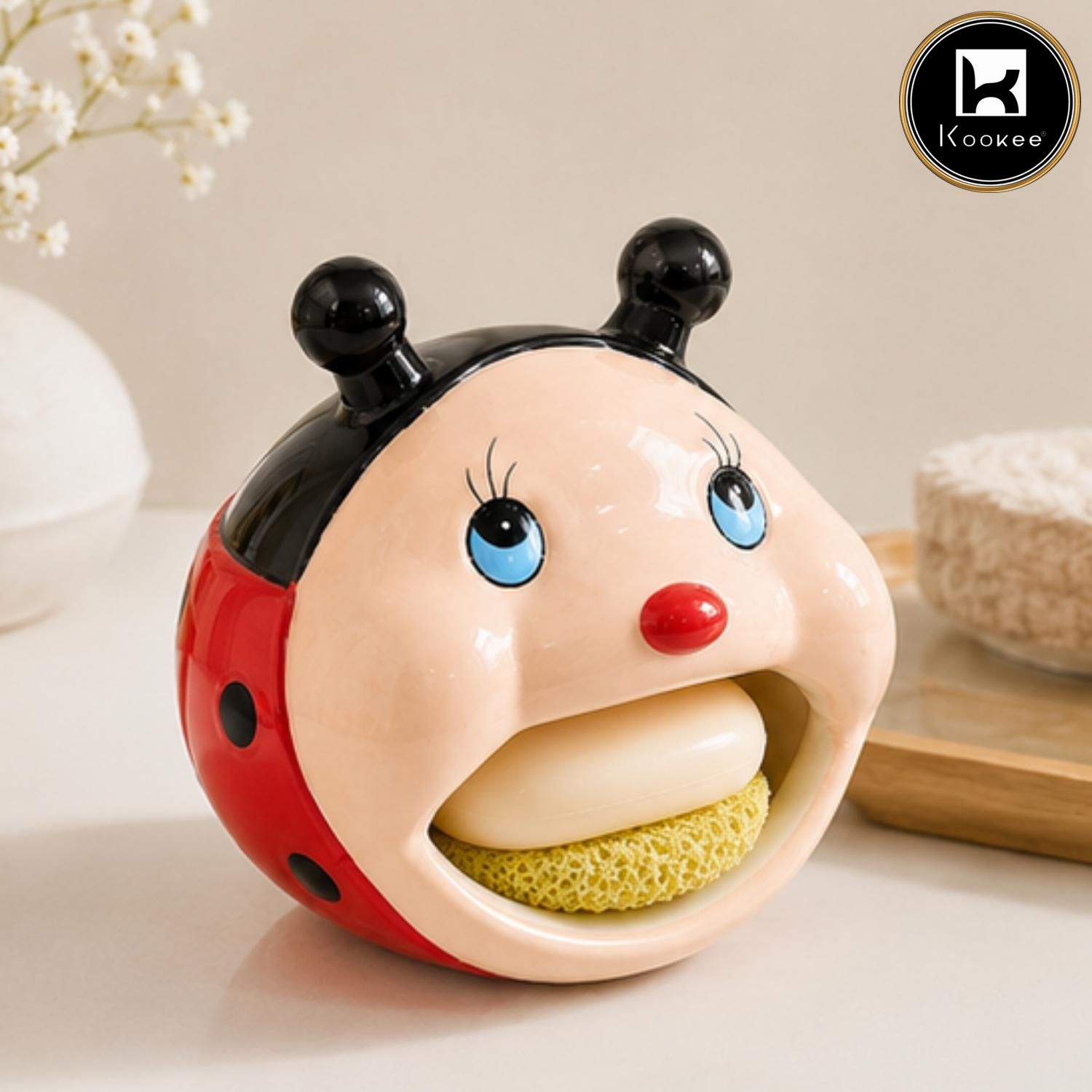 Kookee Soap Holders, Red, ART12372