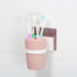 Wall Mounted Self Adhesive No-Drill Toothbrush & Paste holder (4363)