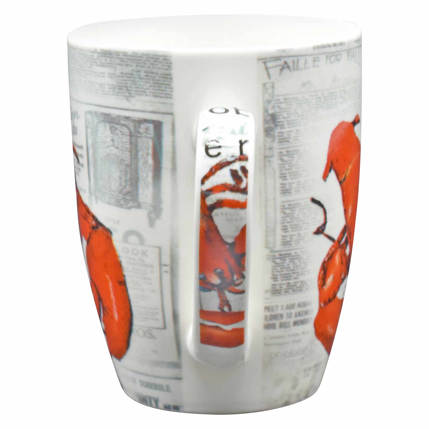 Printed Ceramic Coffee or Tea Mug with handle - 325ml (3441AG-C)