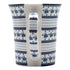 Printed Ceramic Tall Coffee or Tea Mug with handle - 325ml (3372AG-C)