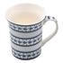 Printed Ceramic Tall Coffee or Tea Mug with handle - 325ml (3372AG-C)