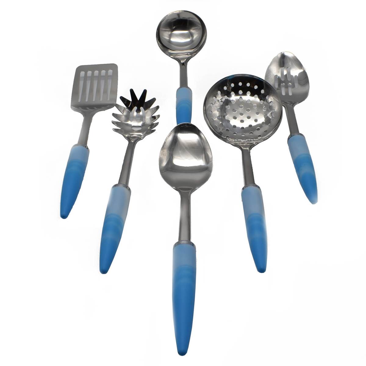 Stainless Steel 7pc Kitchen Utensil, Gadgets, Tool Set (K8-7-A)