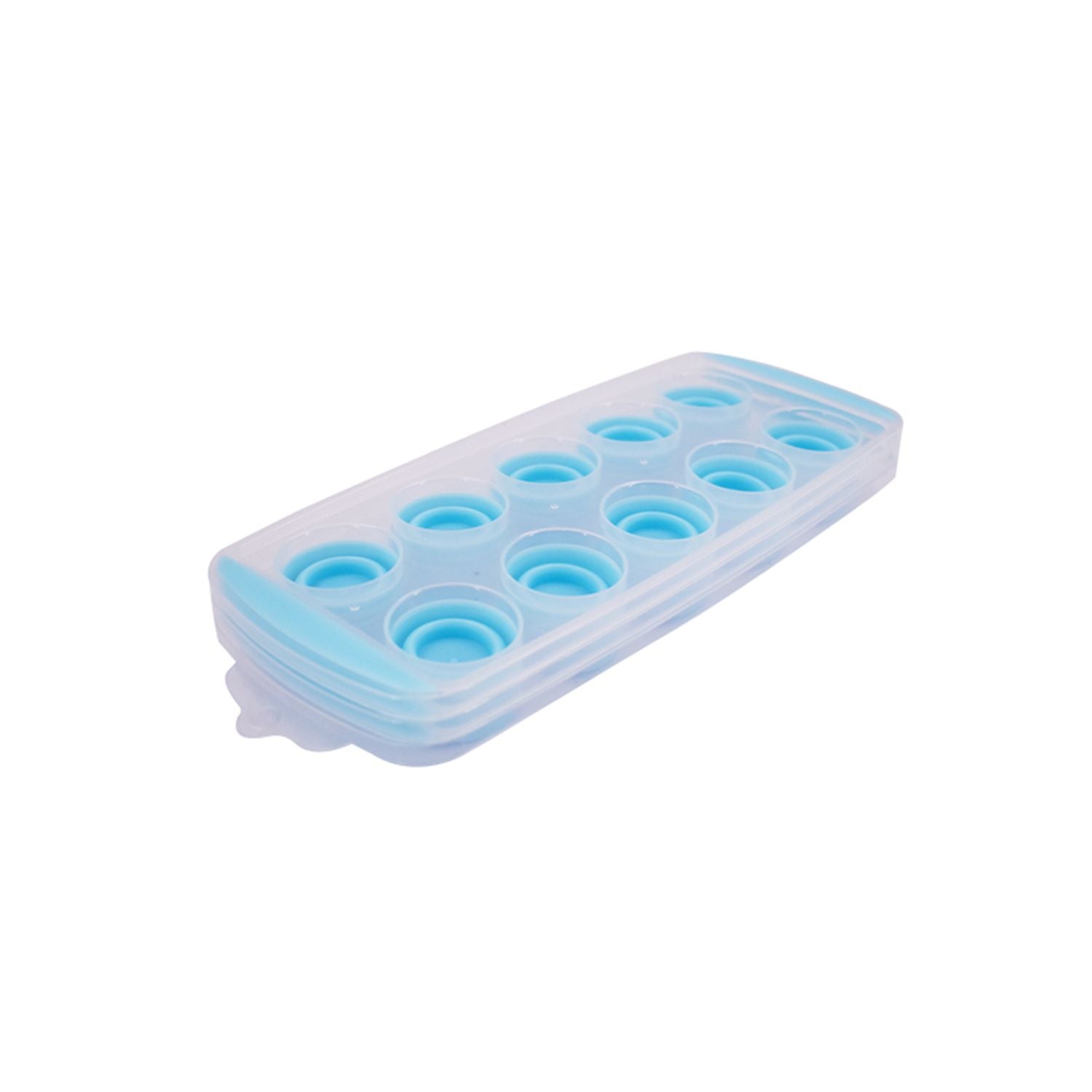 Flexible Silicone Ice Cube Tray 10 cubes, (Pack of 3) (P8002-3P-A)