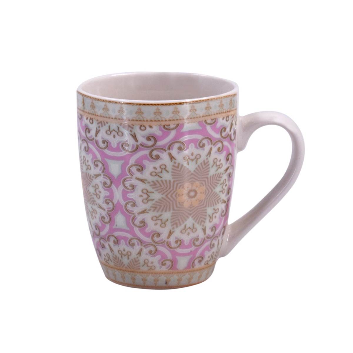 Printed Ceramic Coffee or Tea Mug with handle - 325ml (4134G-D)