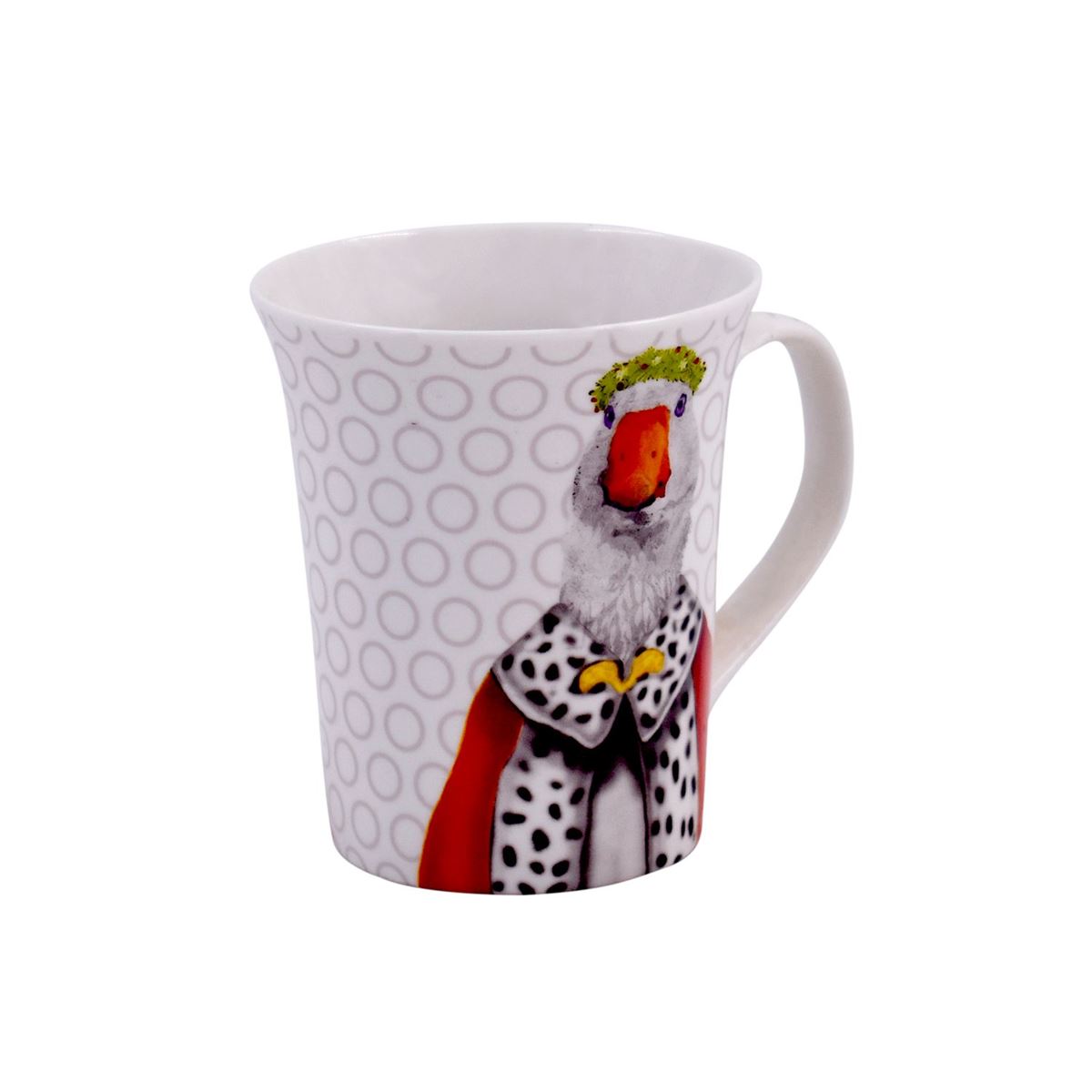 Printed Ceramic Tall Coffee or Tea Mug with handle - 325ml (4019C-D)