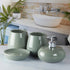 Ceramic Bathroom Accessories Set of 4 Bath Set with Soap Dispenser (5754)