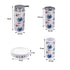 Acrylic Bathroom Accessories Set of 4 Bath Set with Soap Dispenser (5800)