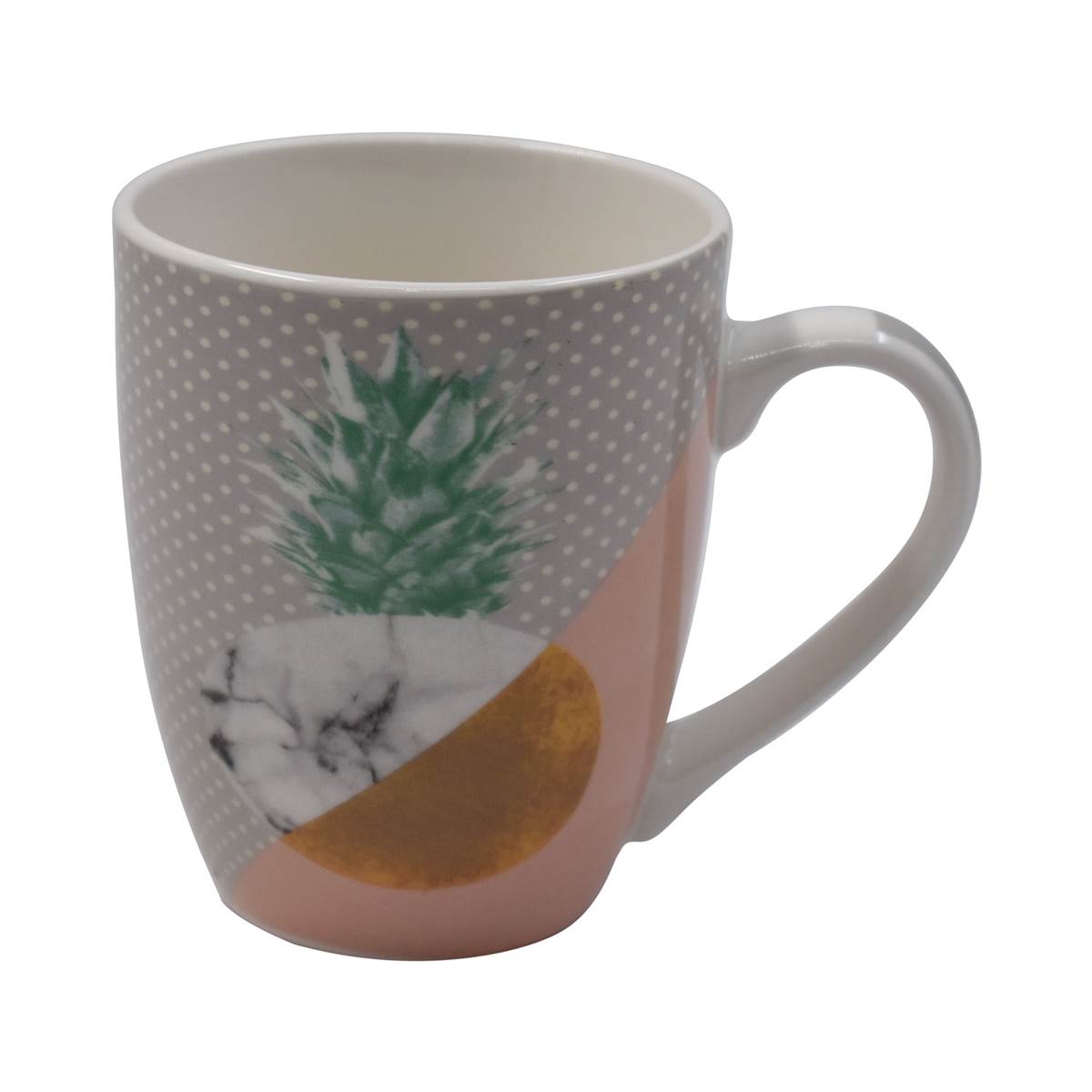 Printed Ceramic Coffee or Tea Mug with handle - 325ml (3551-D)
