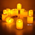 LED Light Flamless Plastic Tea Light Candles Set of 1 (ART06301)