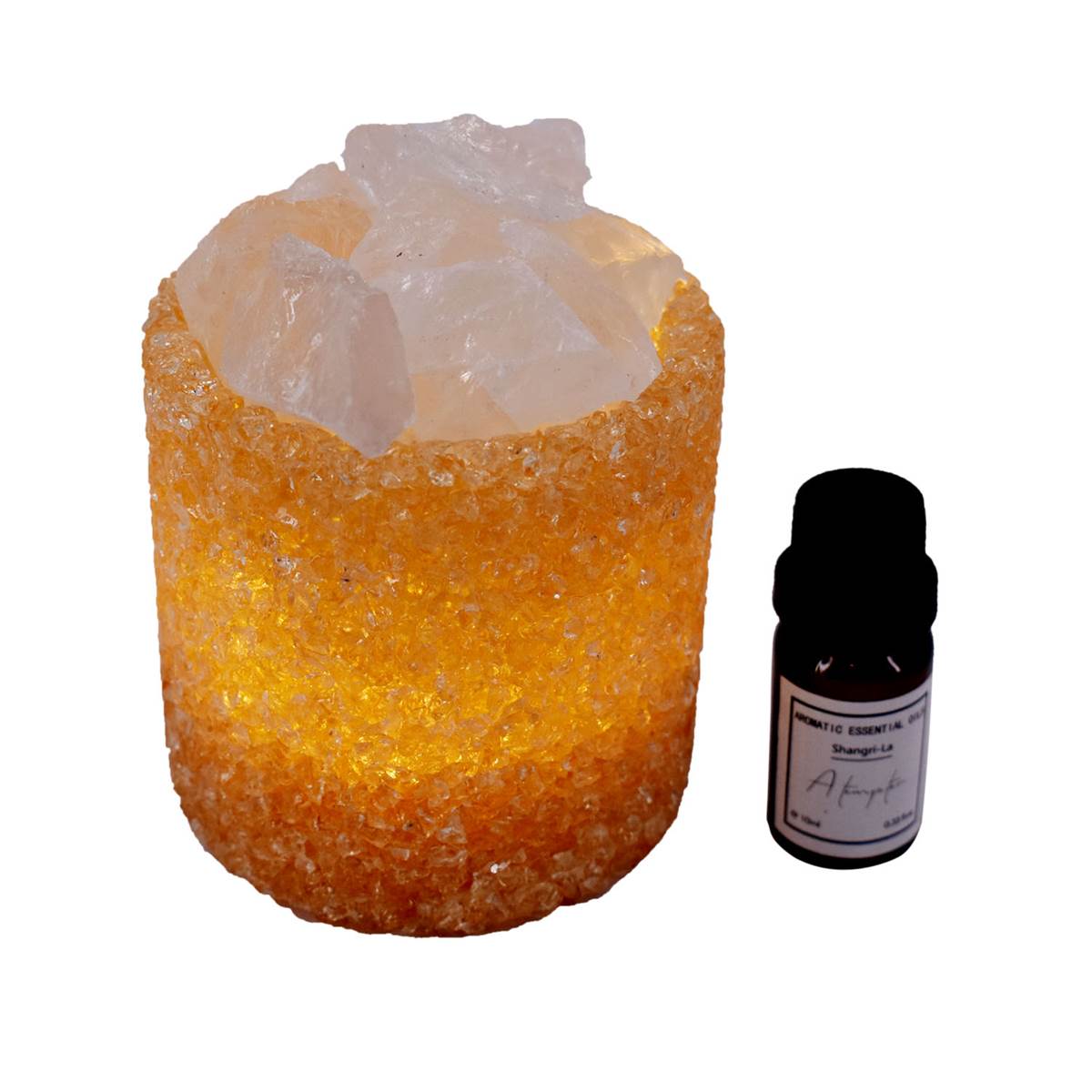 Natural Crystal Aromatherapy with Essential Oil, Electric Diffuser (087-3-D)