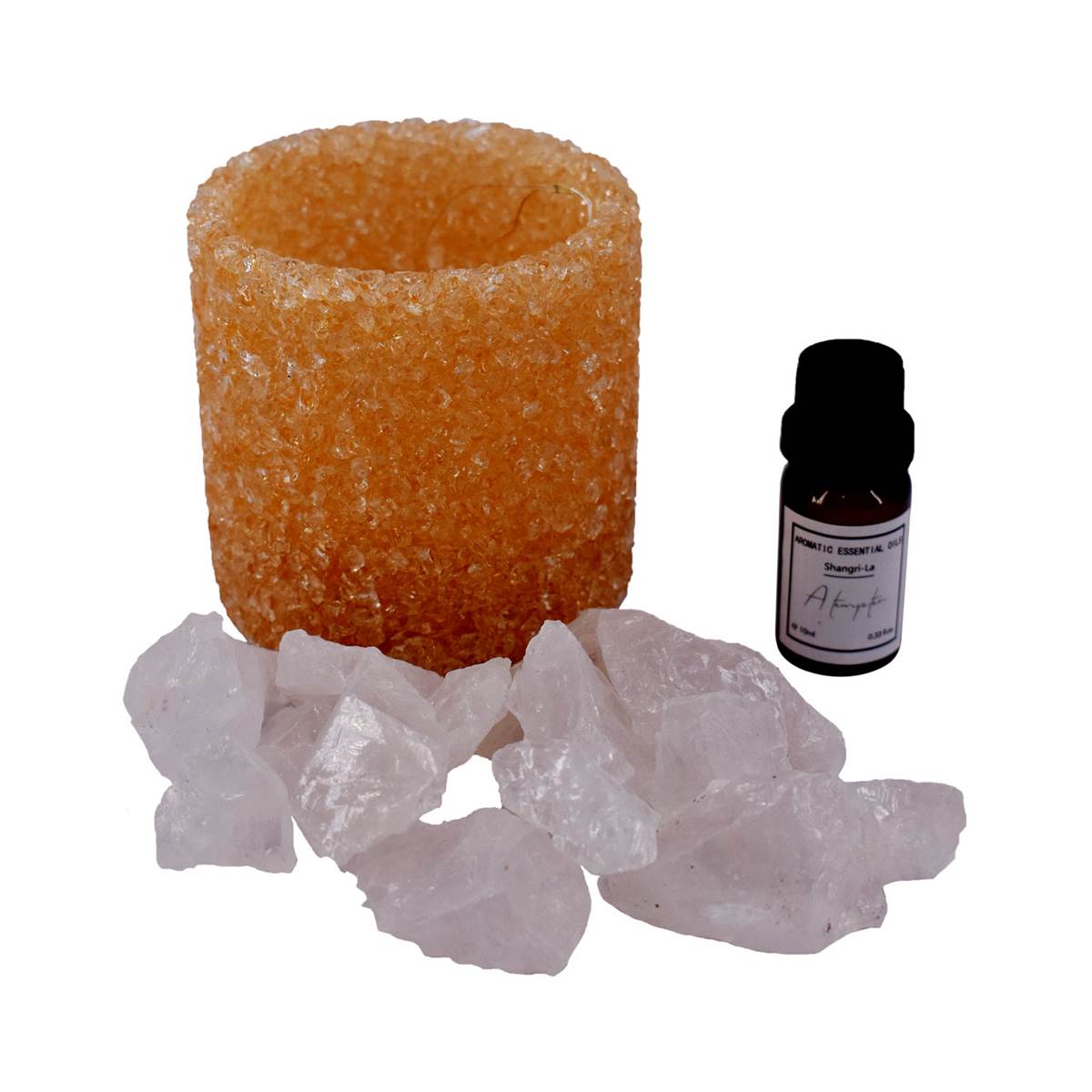 Natural Crystal Aromatherapy with Essential Oil, Electric Diffuser (087-3-D)