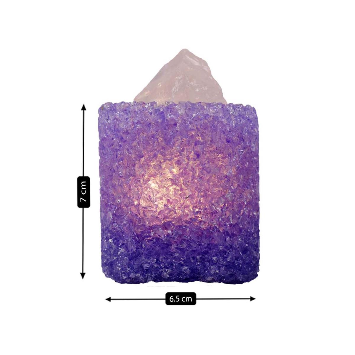 Natural Crystal Aromatherapy with Essential Oil, Electric Diffuser (087-7-B)