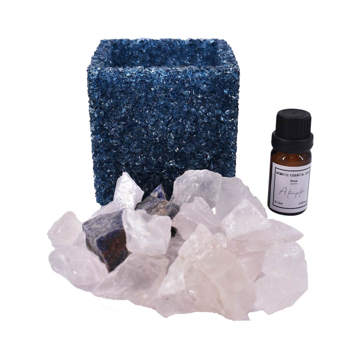 Natural Crystal Aromatherapy with Essential Oil, Electric Diffuser (087-2-C)
