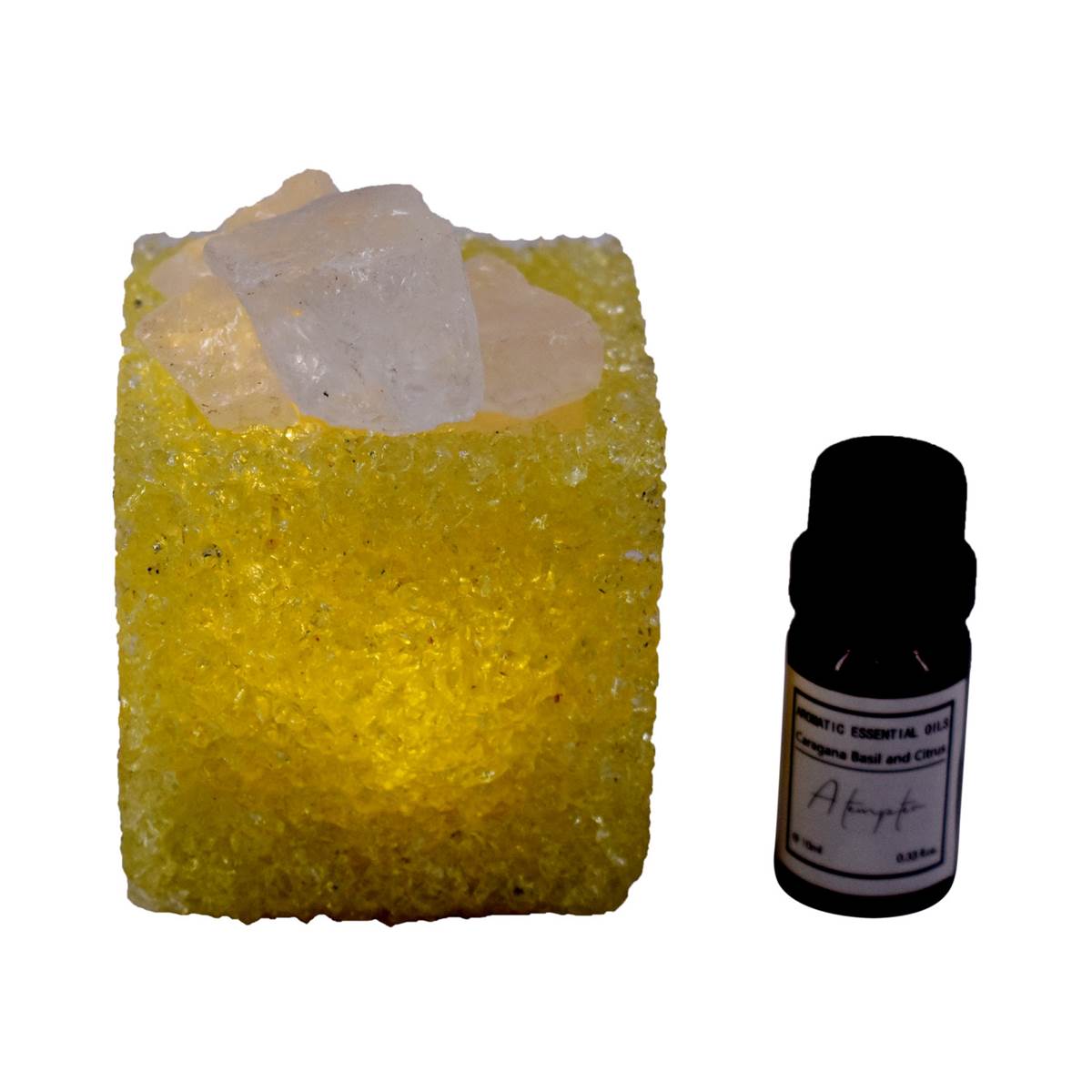 Natural Crystal Aromatherapy with Essential Oil, Electric Diffuser (087-5-C)