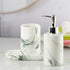 Ceramic Bathroom Accessories Set of 3 Bath Set with Soap Dispenser (7647)
