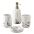 Ceramic Bathroom Accessories Set of 4 Bath Set with Soap Dispenser (7712)