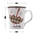 Printed Ceramic Tall Coffee or Tea Mug with handle - 325ml (BPM3463-A)