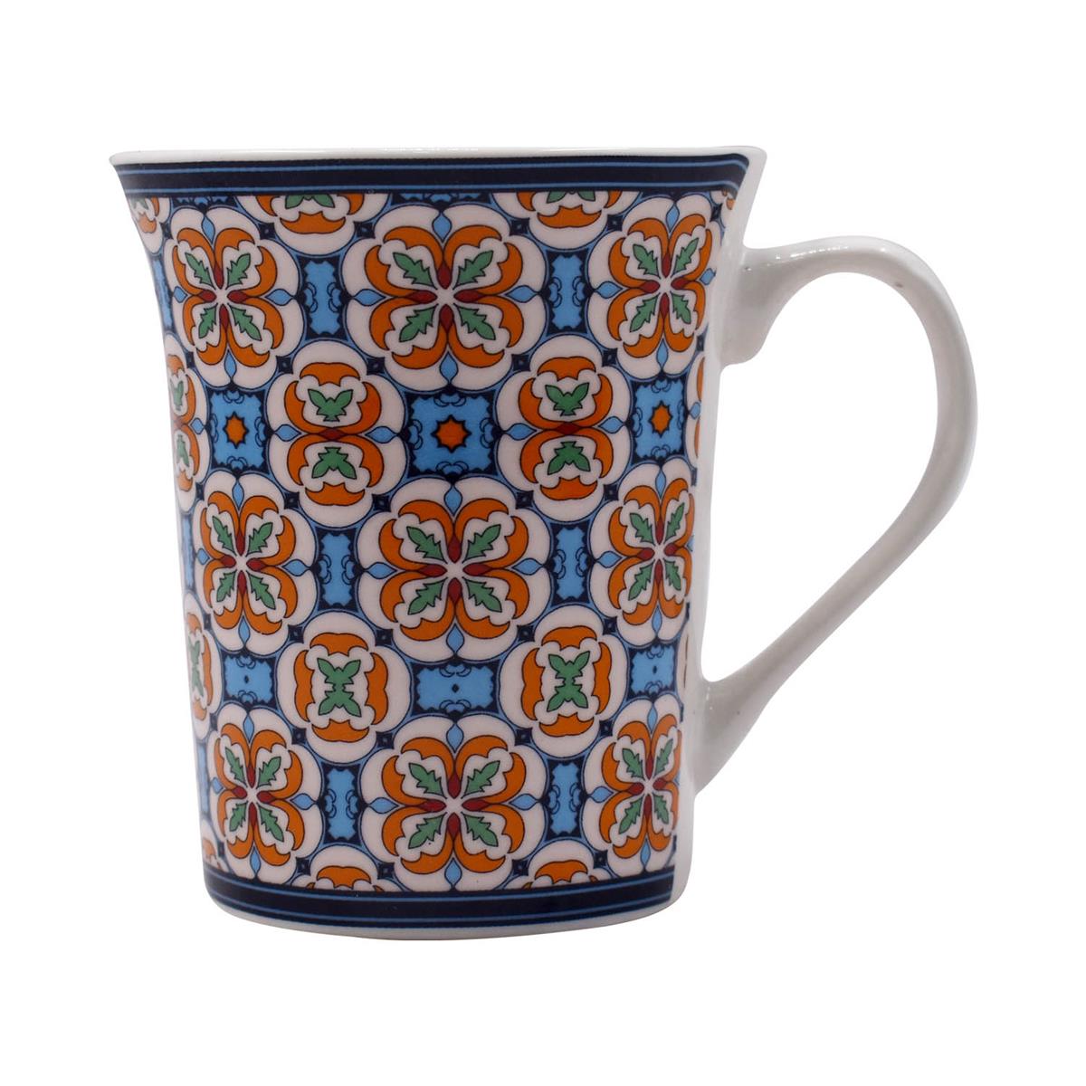Printed Ceramic Tall Coffee or Tea Mug with handle - 325ml (BPM4430-B)