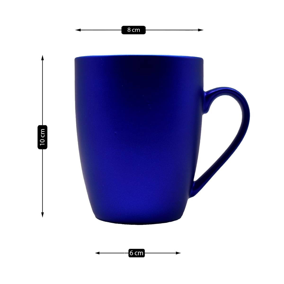 Single Color Ceramic Coffee or Tea Mug with handle - 325ml (R4850B-F)