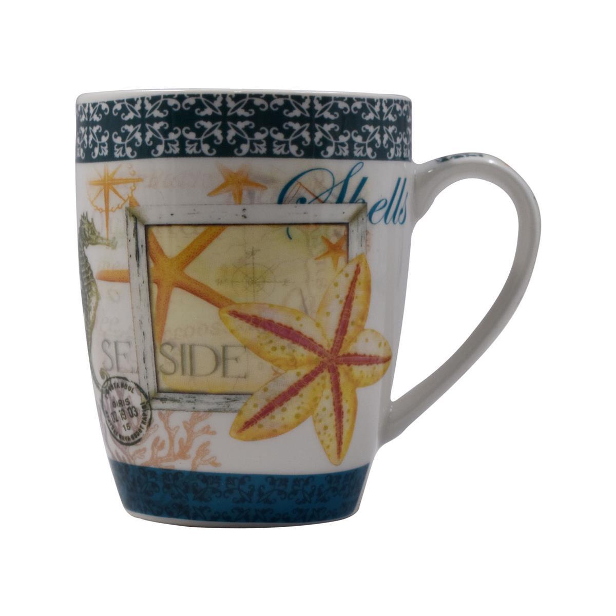 Printed Ceramic Coffee or Tea Mug with handle - 325ml (BPM3403-B)