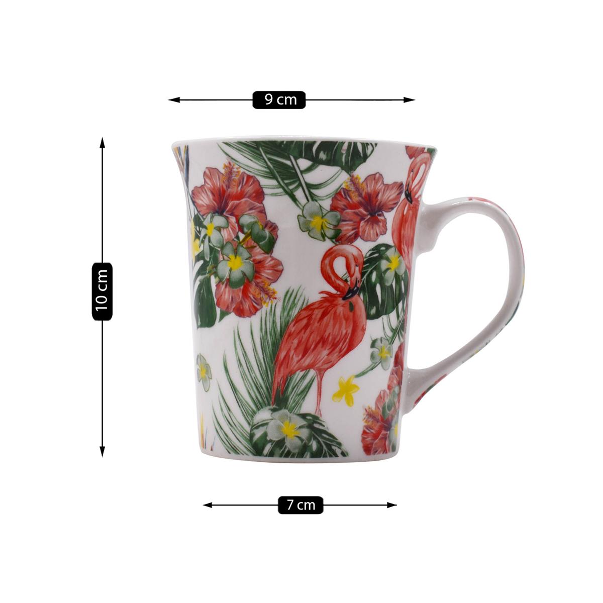 Printed Ceramic Tall Coffee or Tea Mug with handle - 325ml (BPM4051-B)