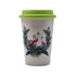 Ceramic Coffee or Tea Tall Tumbler with Silicone Lid - 275ml (BPM4723-D)