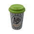 Ceramic Coffee or Tea Tall Tumbler with Silicone Lid - 275ml (BPM4735-D)