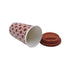 Ceramic Coffee or Tea Tall Tumbler with Silicone Lid - 275ml (BPM4875-C)