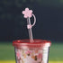 Acrylic Sipper, Cup, Tumbler Frosted with Straw and Lid - 300ml (YH-050-A)